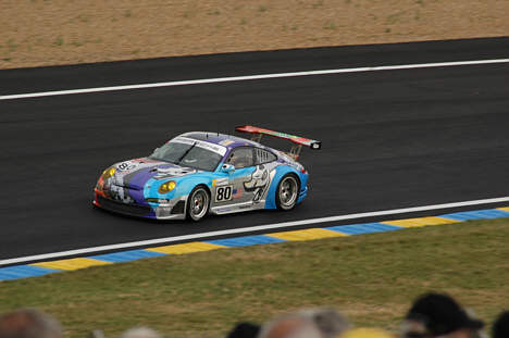 Flying Lizard på vej igennem Esses.
(Foto: Motorsporten.dk)